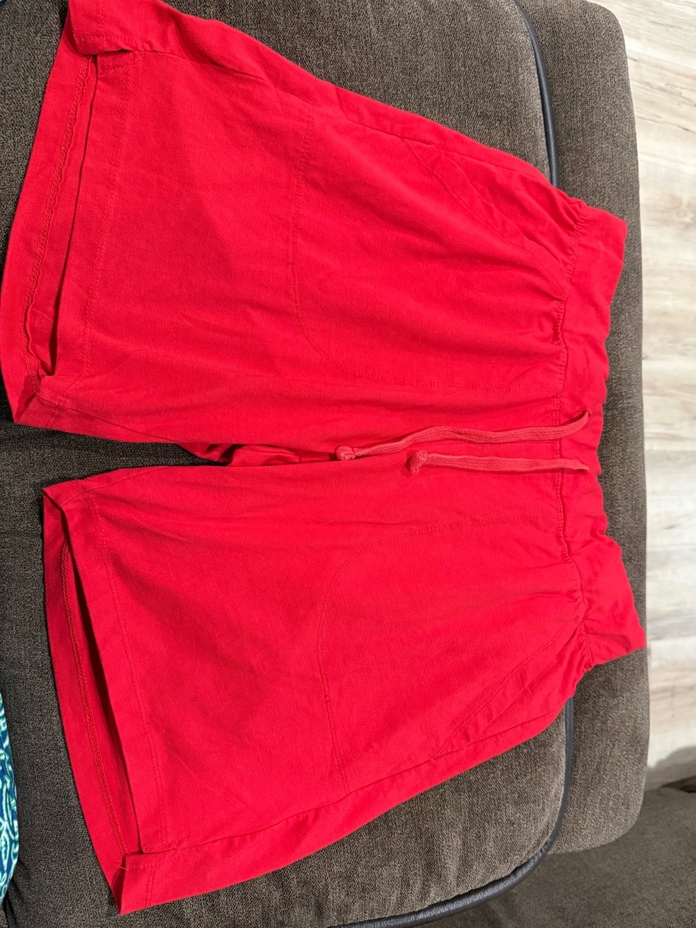 Jennifer Lauren Women's Red Athletic Drawstring Shorts